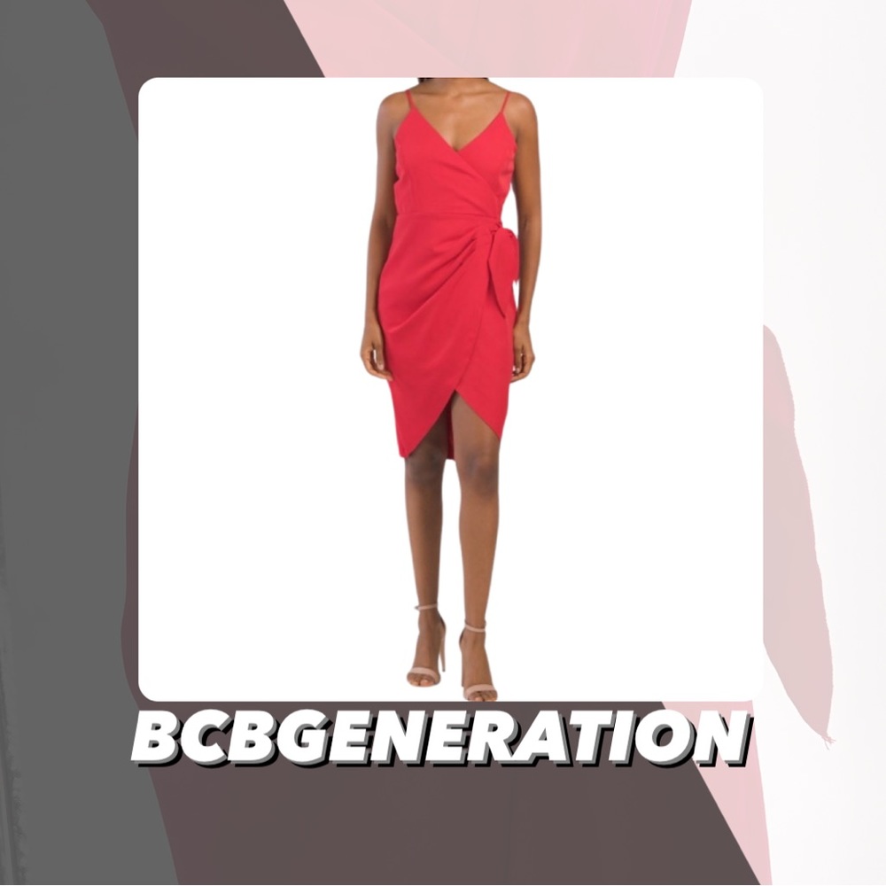 NWT BCBGeneration Faux Wrap Dress
